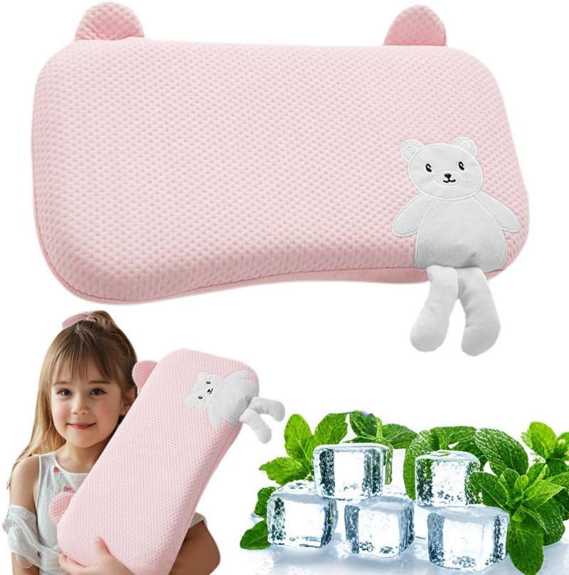 VEMBAP Kids Pillows for Sleeping, Toddler Pillow with Pillowcase,Memory Foam Todler Pillows for Boys and Girls - Image 1